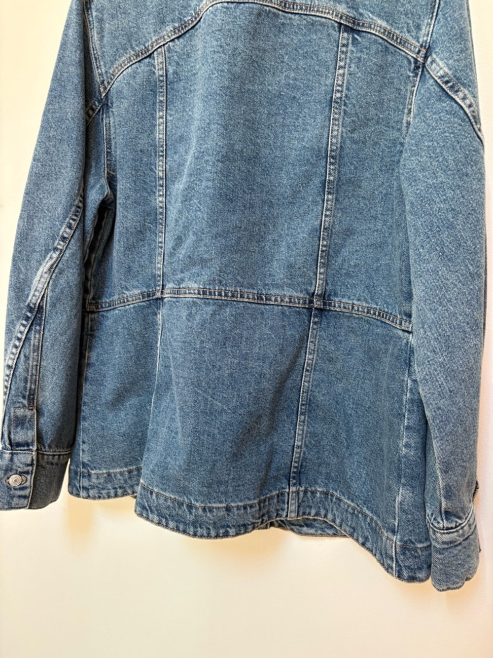 NWOT Free People We The Free Lula Denim Jacket Size XL - Picture 15 of 15